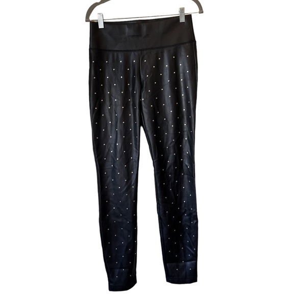 NWOT INC Studded Faux Leather Leggings - Picture 2 of 5